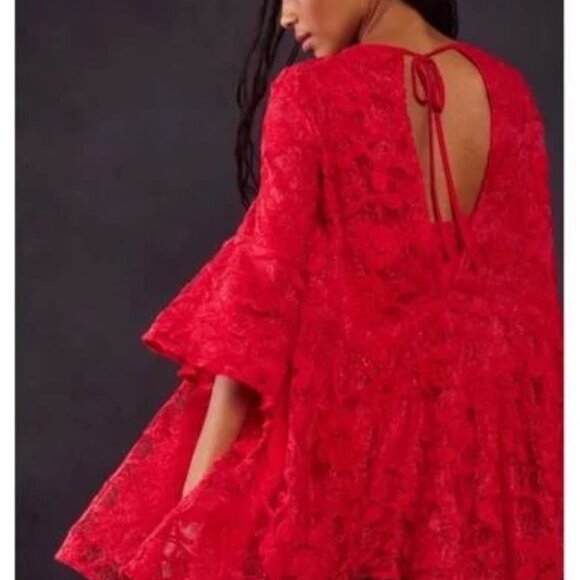 Free People Le Fleur Mini NWT Red Size XS - Picture 4 of 10
